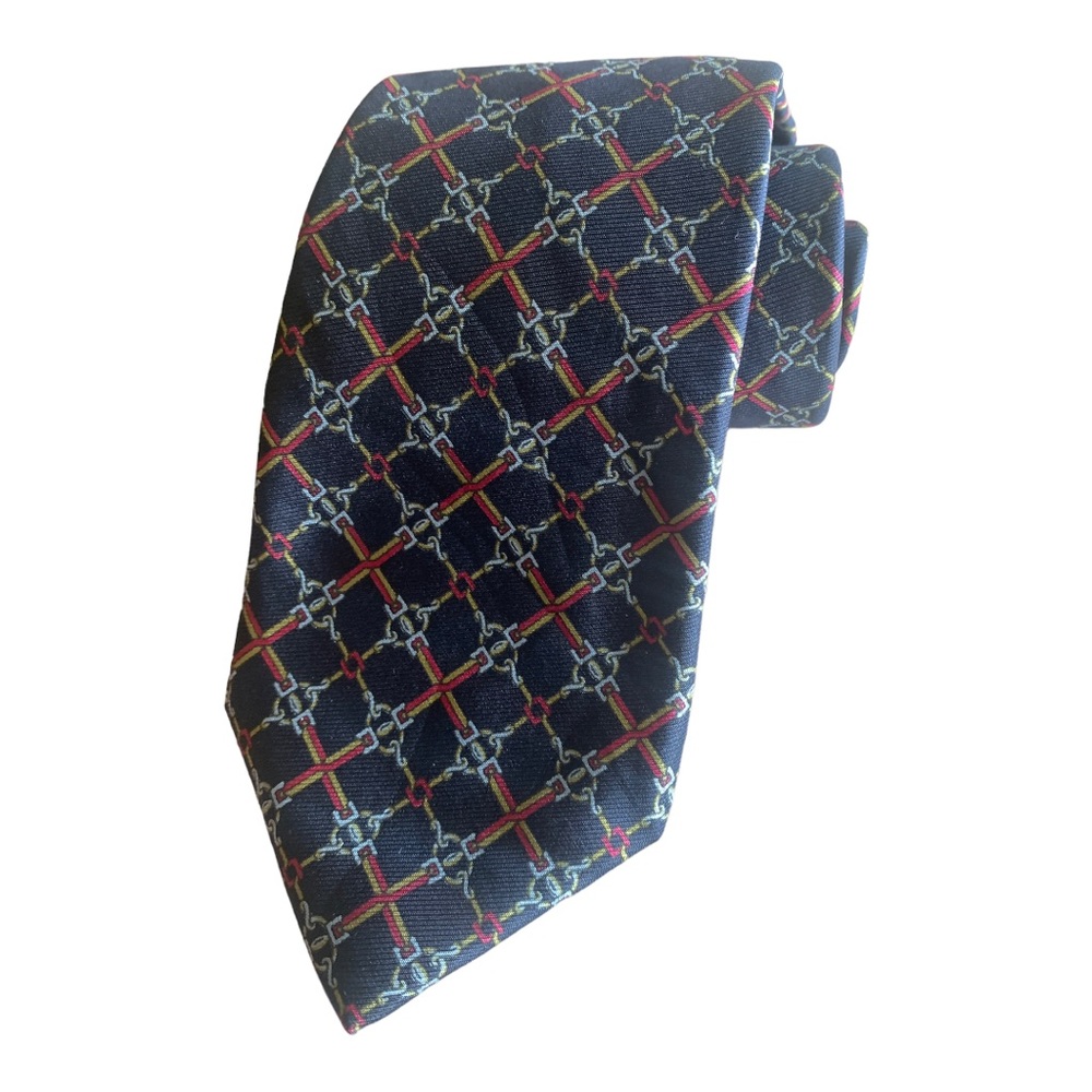 HENRY GRETHEL Men's Multi Color 100% Silk Tie Made in the USA